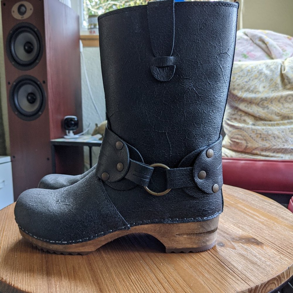 Sanita Mohawk danish clog boots size 37